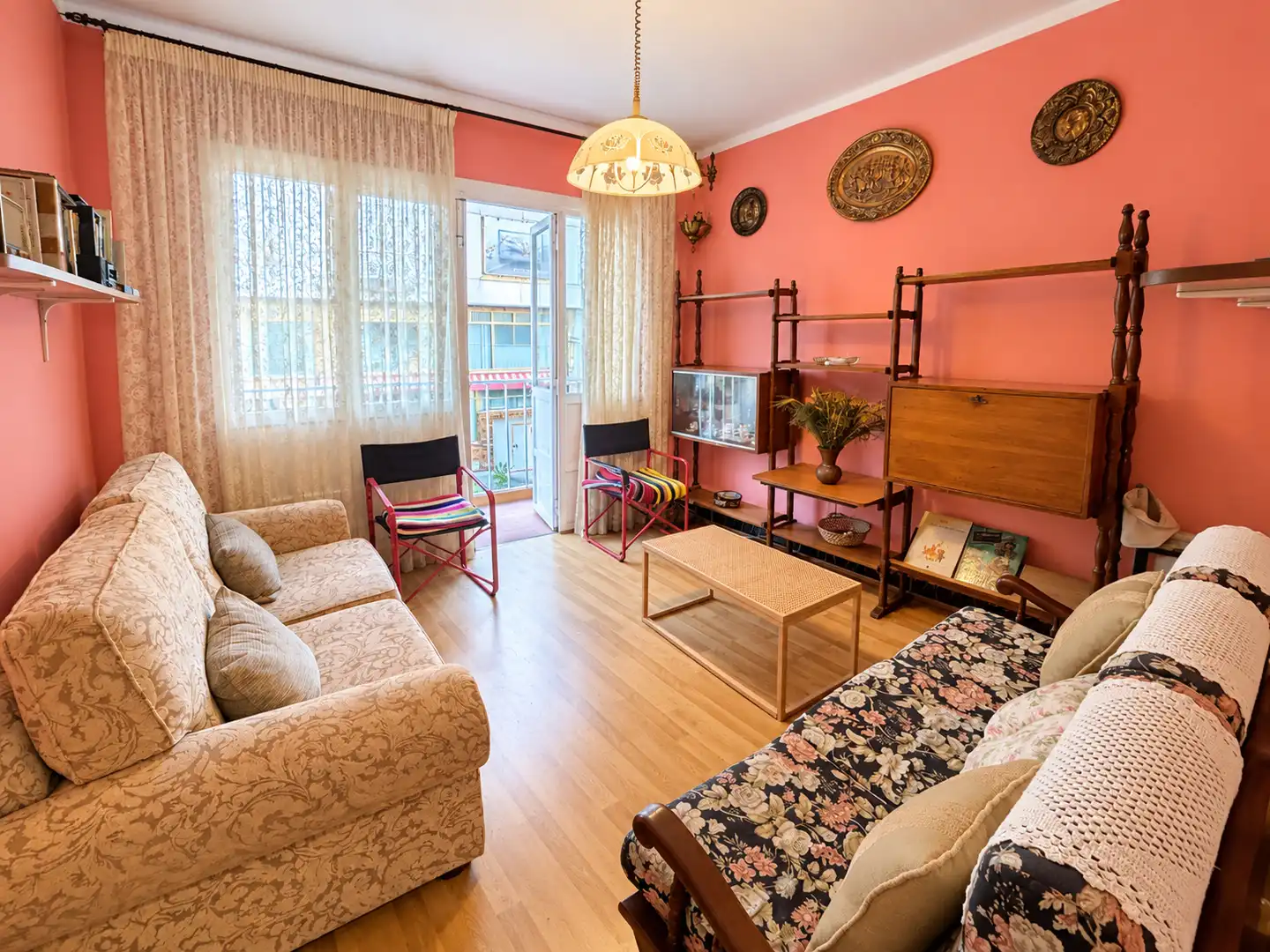 Sala d'estar de Pis en venda en Foz amb Parquet, Terrassa i Traster