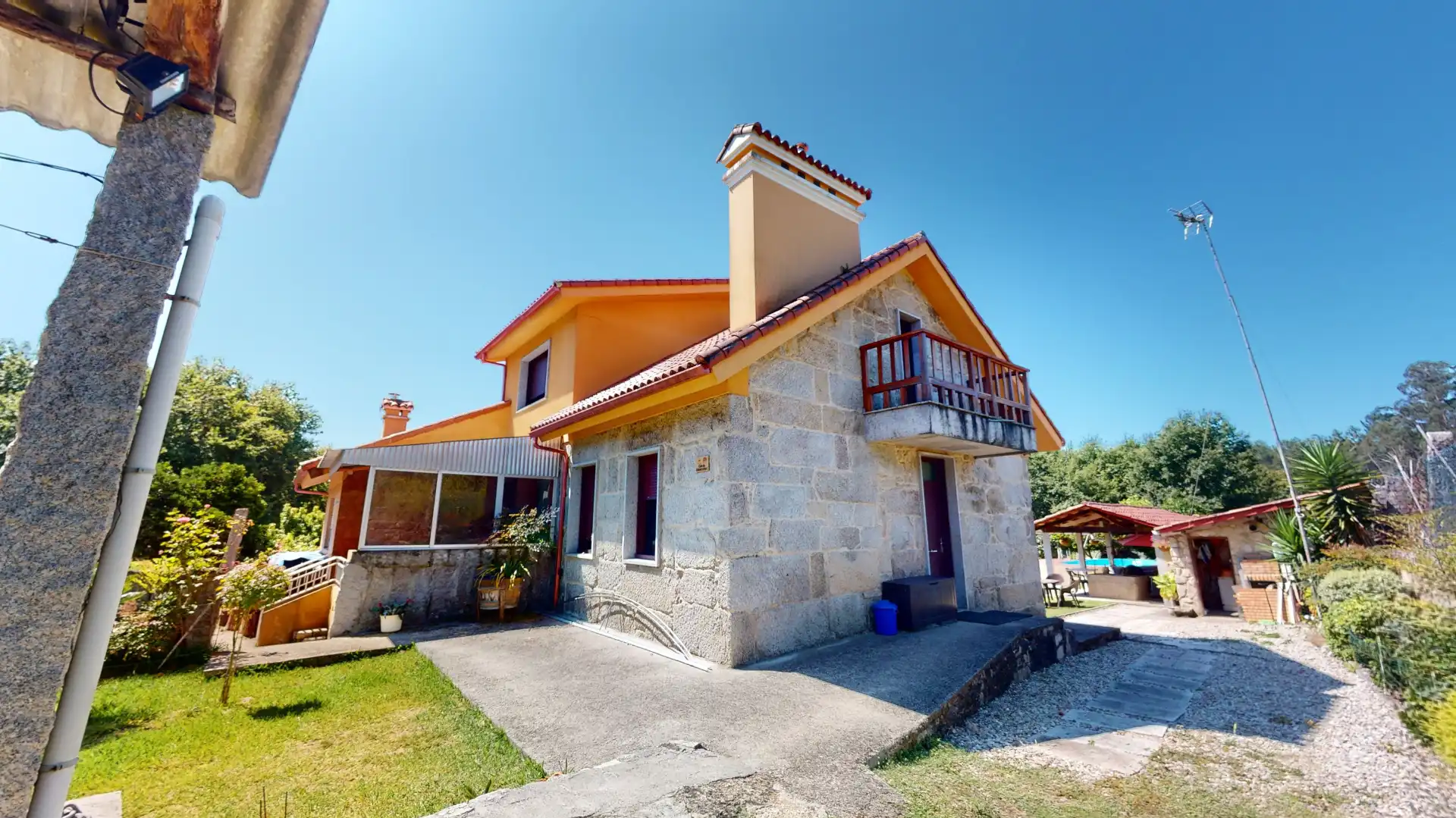 Exterior view of Houses for sale in Ponteareas  with Heating, Private garden and Terrace