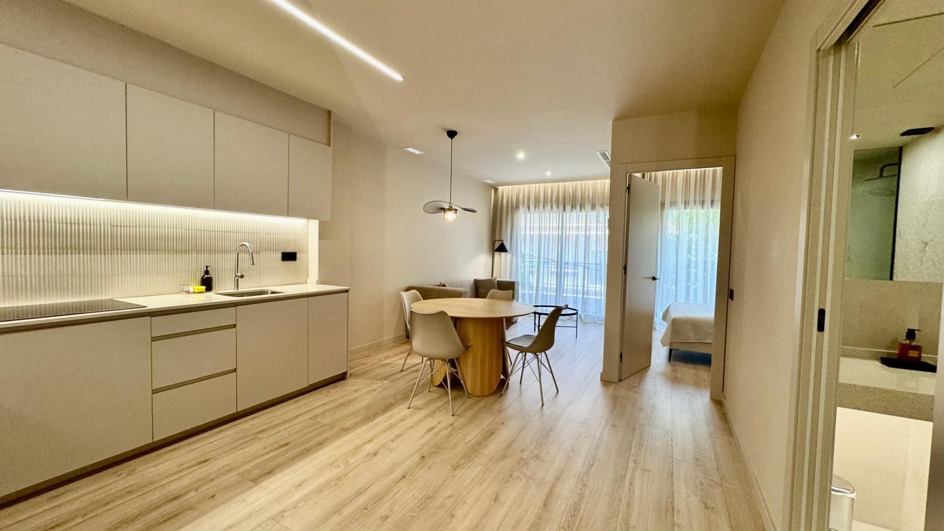 Kitchen of Attic to rent in Santa Coloma de Gramenet  with Air Conditioner, Heating and Terrace