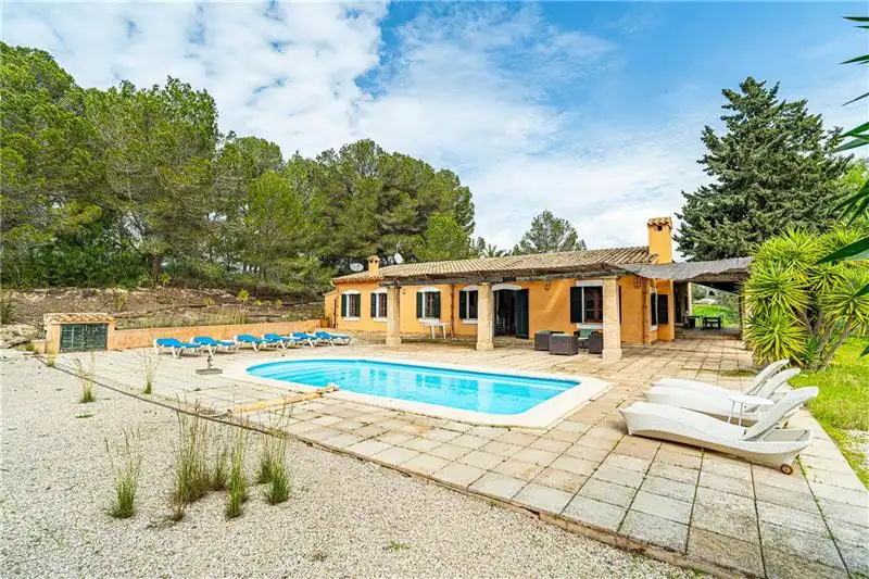 Swimming pool of Country homes for sale in Calvià  with Heating, Private garden and Terrace