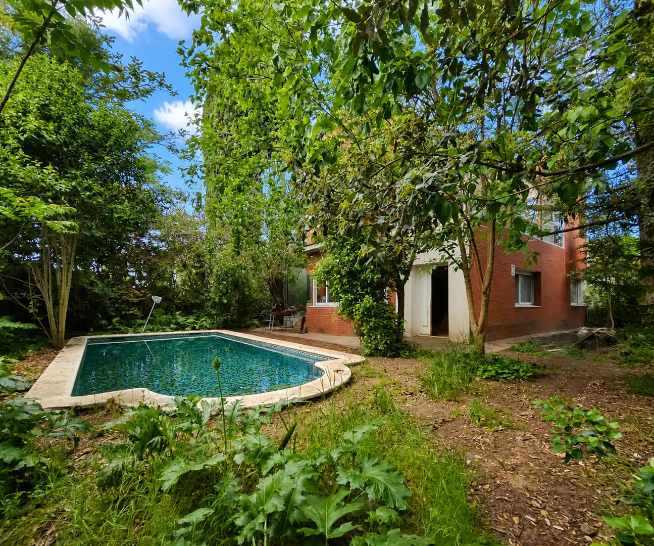 Swimming pool of Houses for sale in Sant Cugat del Vallès