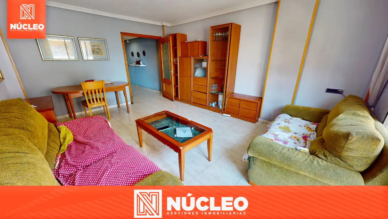 Living room of Flat for sale in El Campello  with Furnished, Oven and Washing machine