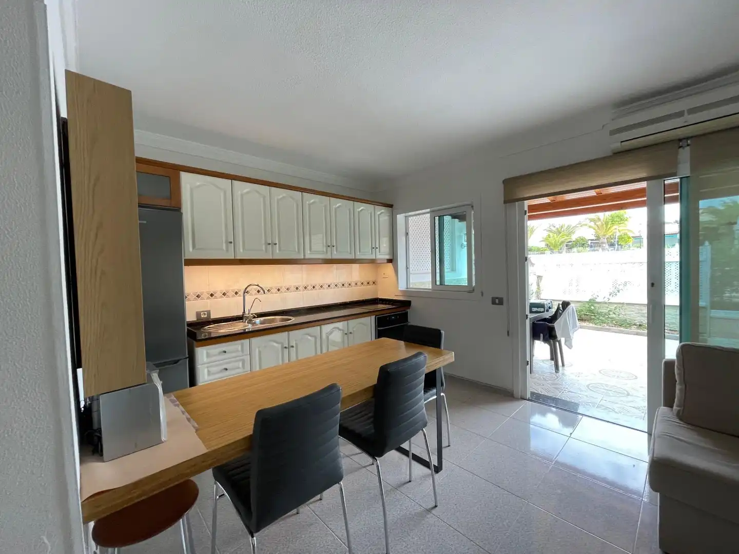 Kitchen of Houses for rent in San Bartolomé de Tirajana  with Air Conditioner, Terrace and Furnished