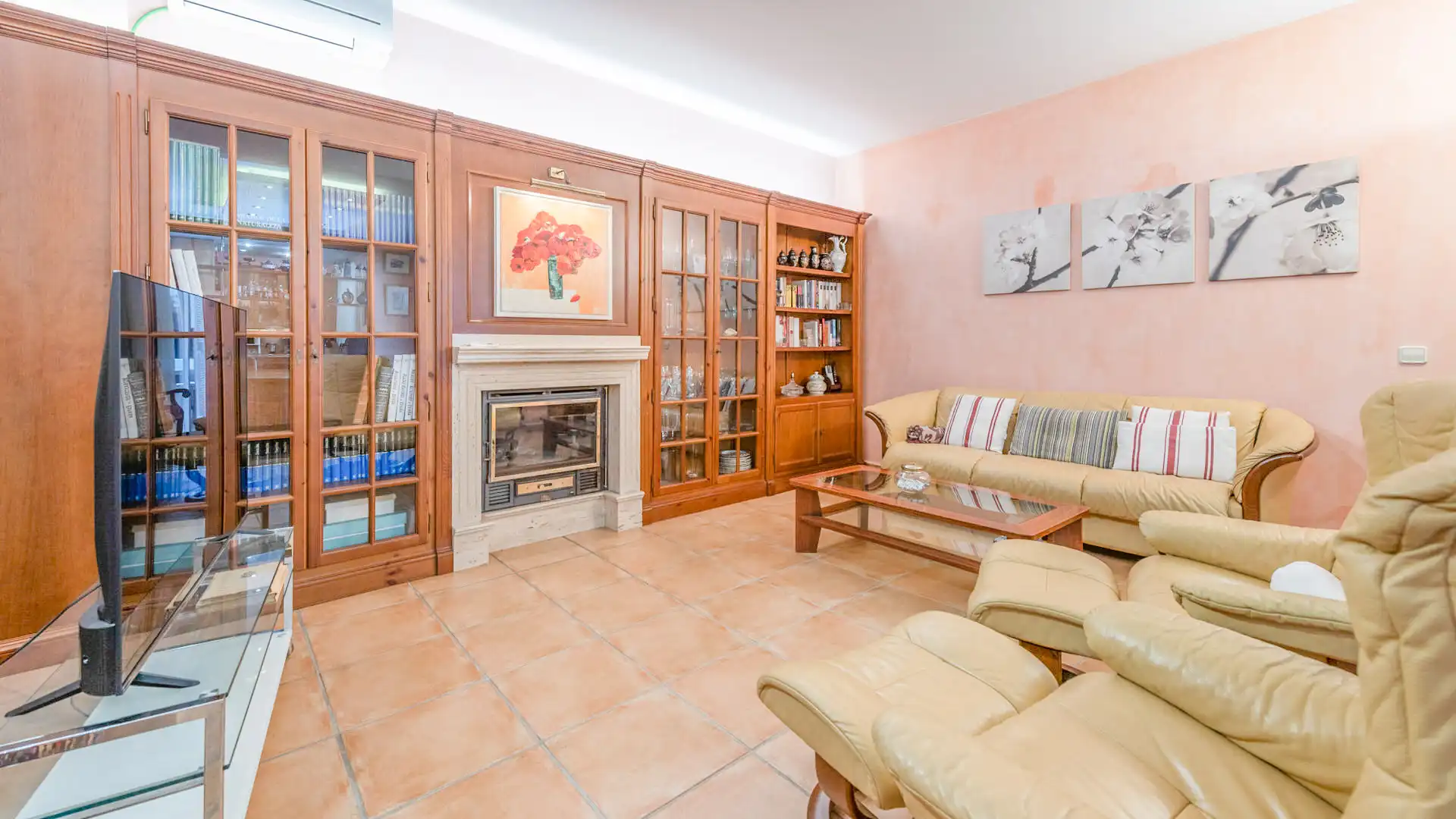 Sala d'estar de Casa o xalet en venda en Llucmajor amb Aire condicionat, Calefacció i Terrassa