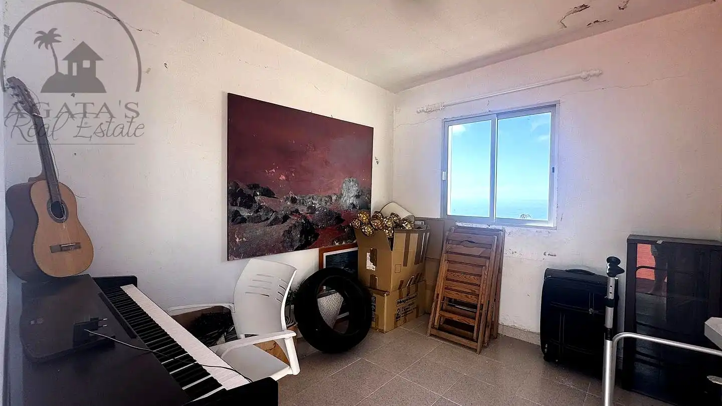 Sala d'estar de Casa o xalet en venda en La Guancha amb Jardí privat i Moblat