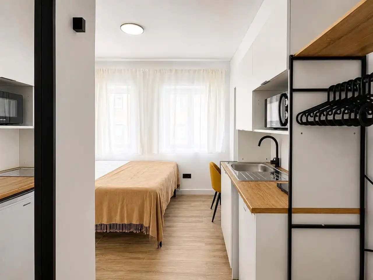 Schlafzimmer von Wohnung zur Miete in Valladolid mit Klimaanlage und Möbliert