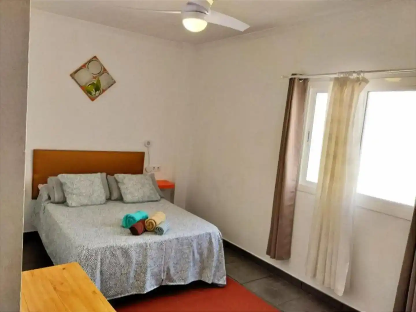 Schlafzimmer von Wohnung zur Miete in Las Palmas de Gran Canaria mit Klimaanlage