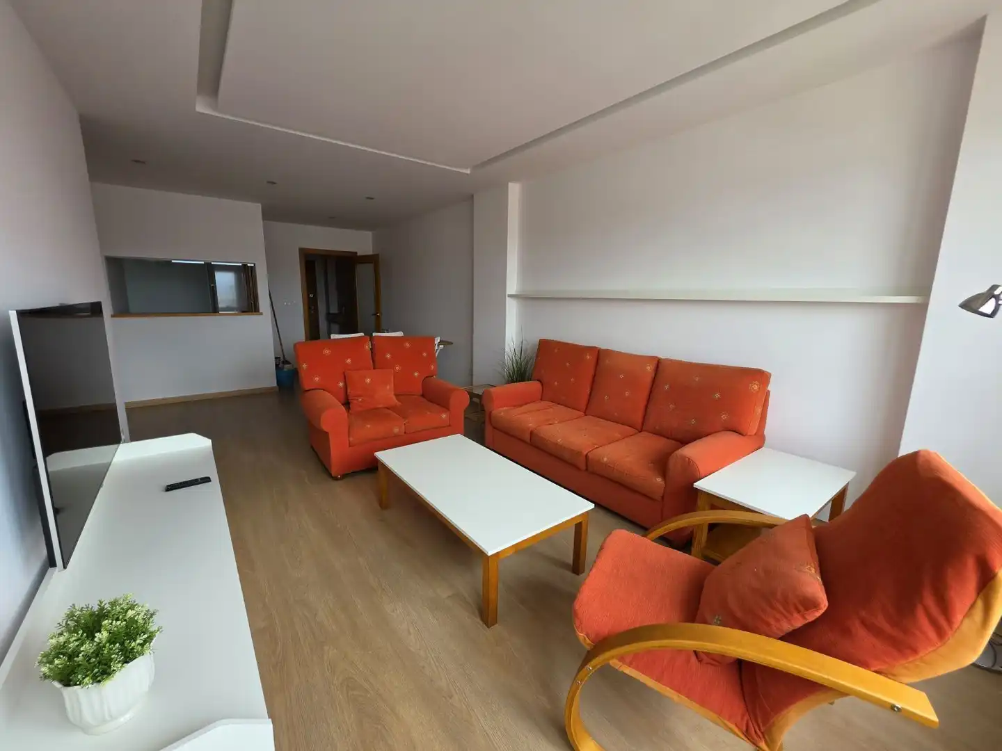 Living room of Flat for rent in A Coruña Capital   with Heating and Furnished