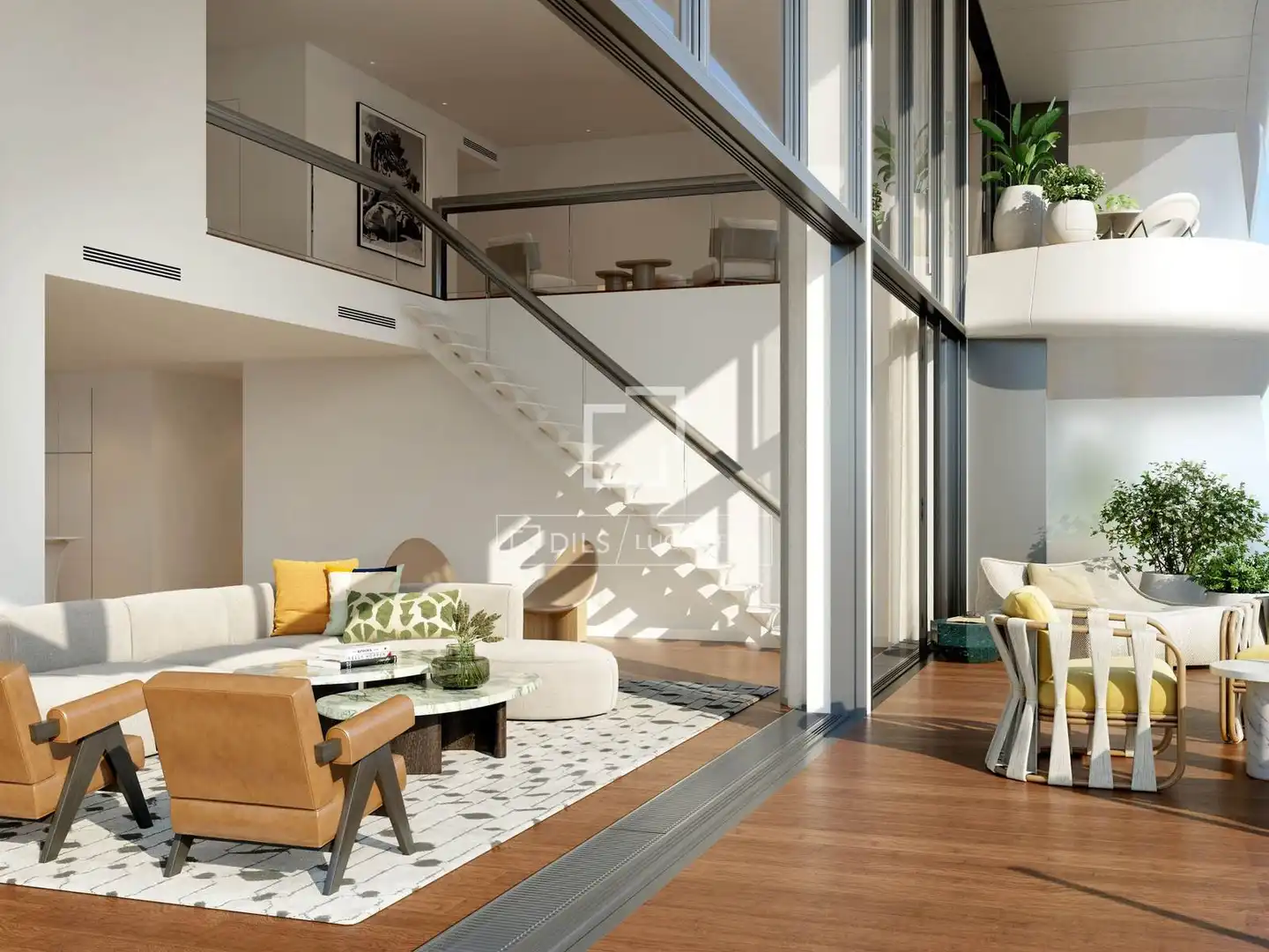 Sala de estar de Piso en venta en Barcelona con Aire acondicionado, Calefacción y Terraza