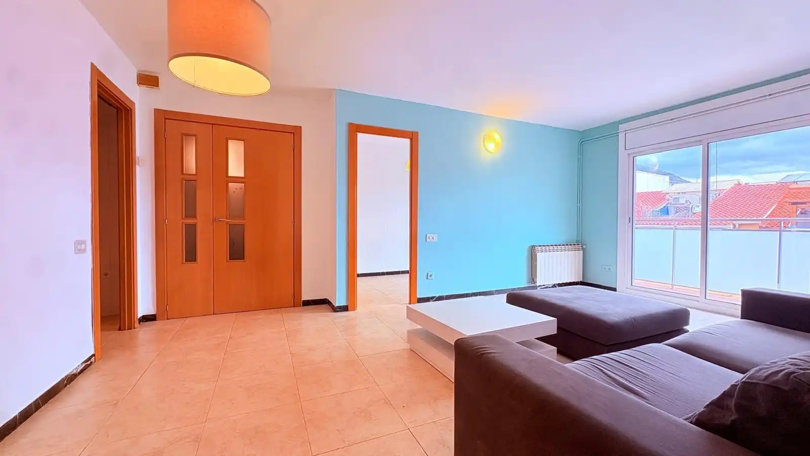 Sala de estar de Piso en venta en Castellar del Vallès con Calefacción y Terraza