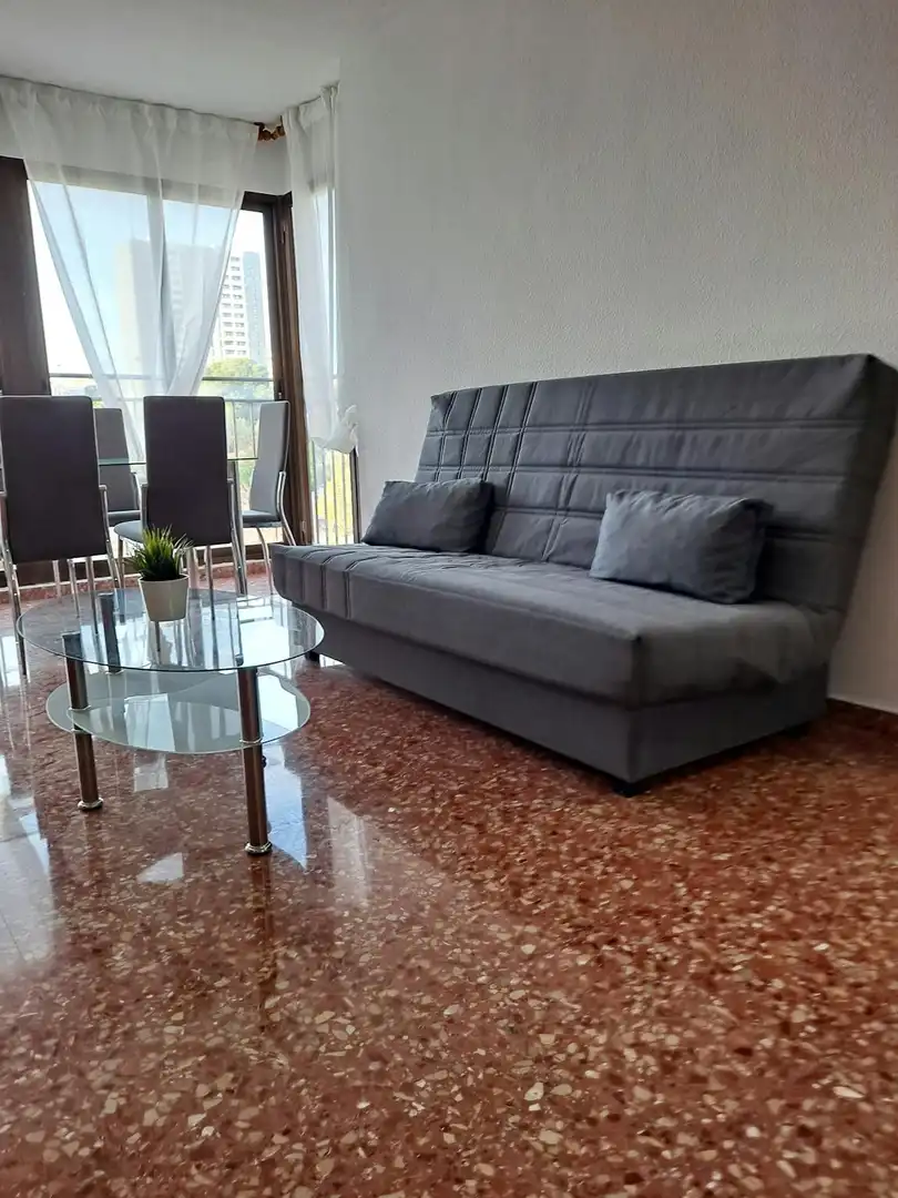 Sala de estar de Piso de alquiler en Valencia con Aire acondicionado, Calefacción y Amueblado