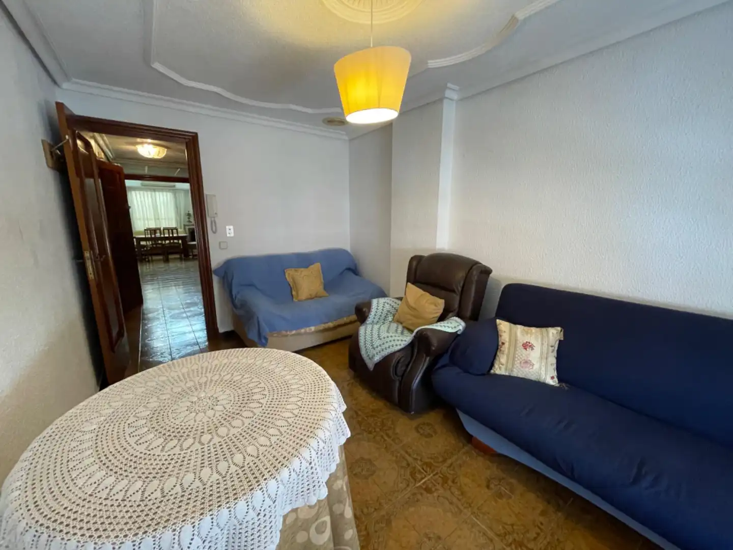 Sala de estar de Casa o chalet en venta en Guardamar del Segura con Aire acondicionado, Jardín privado y Amueblado