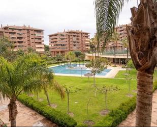 Garden of Duplex to rent in Alicante / Alacant  with Air Conditioner, Heating and Private garden