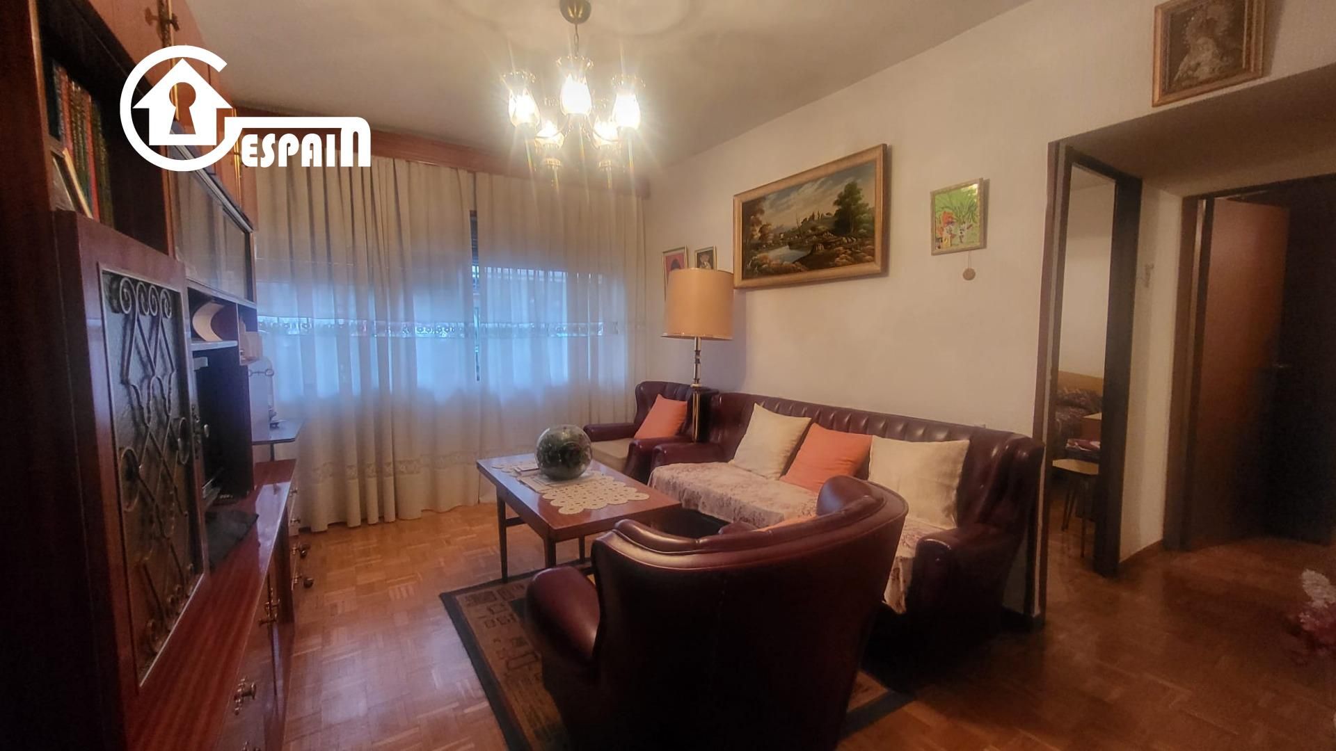 Living room of Flat for sale in  Madrid Capital  with Parquet flooring