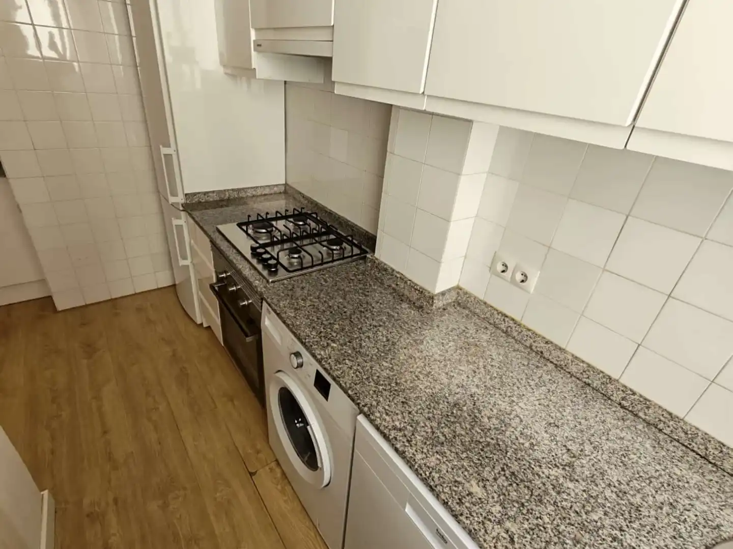 Küche von Wohnung zur Miete in Murcia mit Klimaanlage, Heizung und Waschmaschine