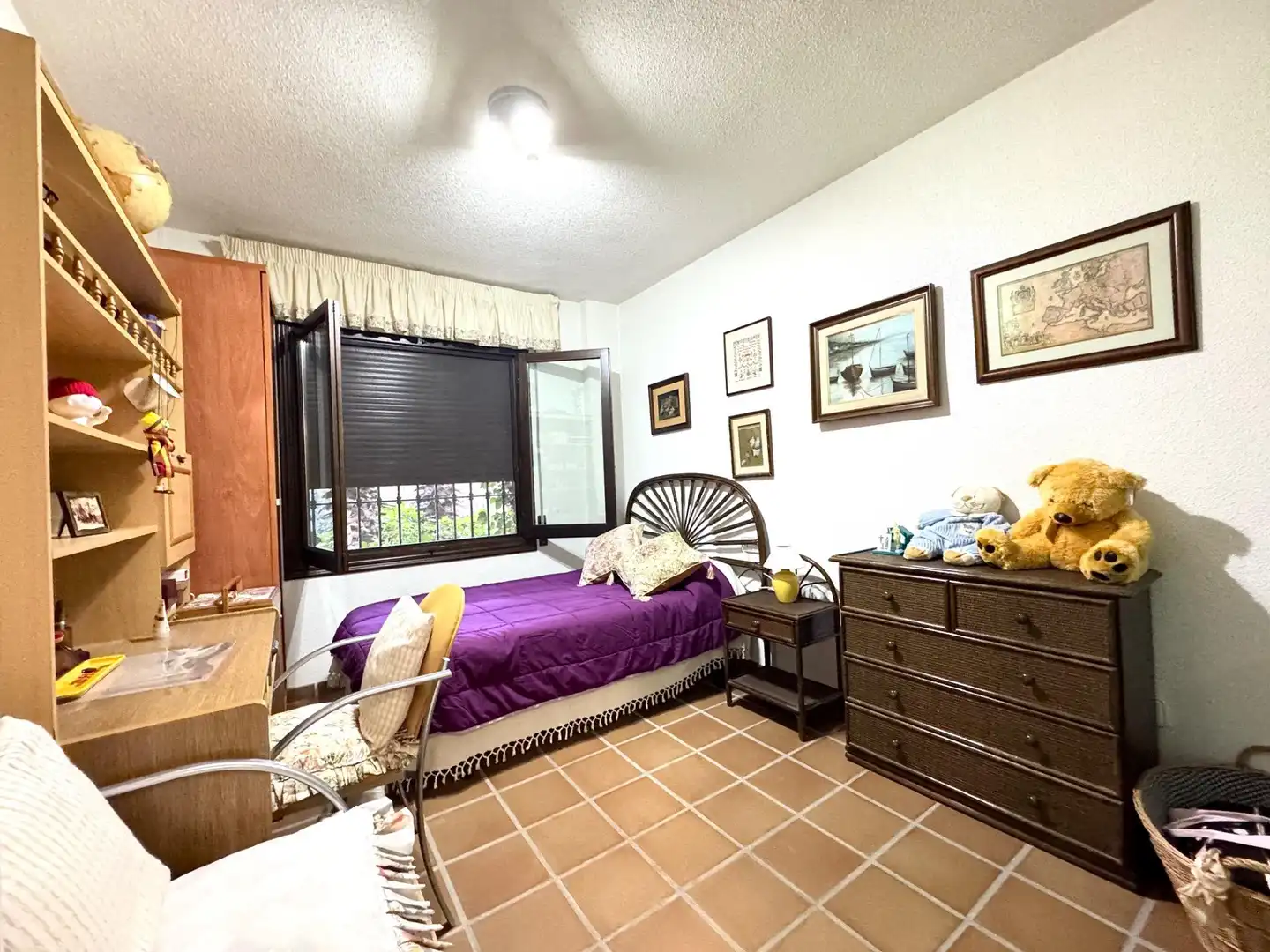 Bedroom of Houses for sale in Mutxamel  with Air Conditioner, Private garden and Terrace