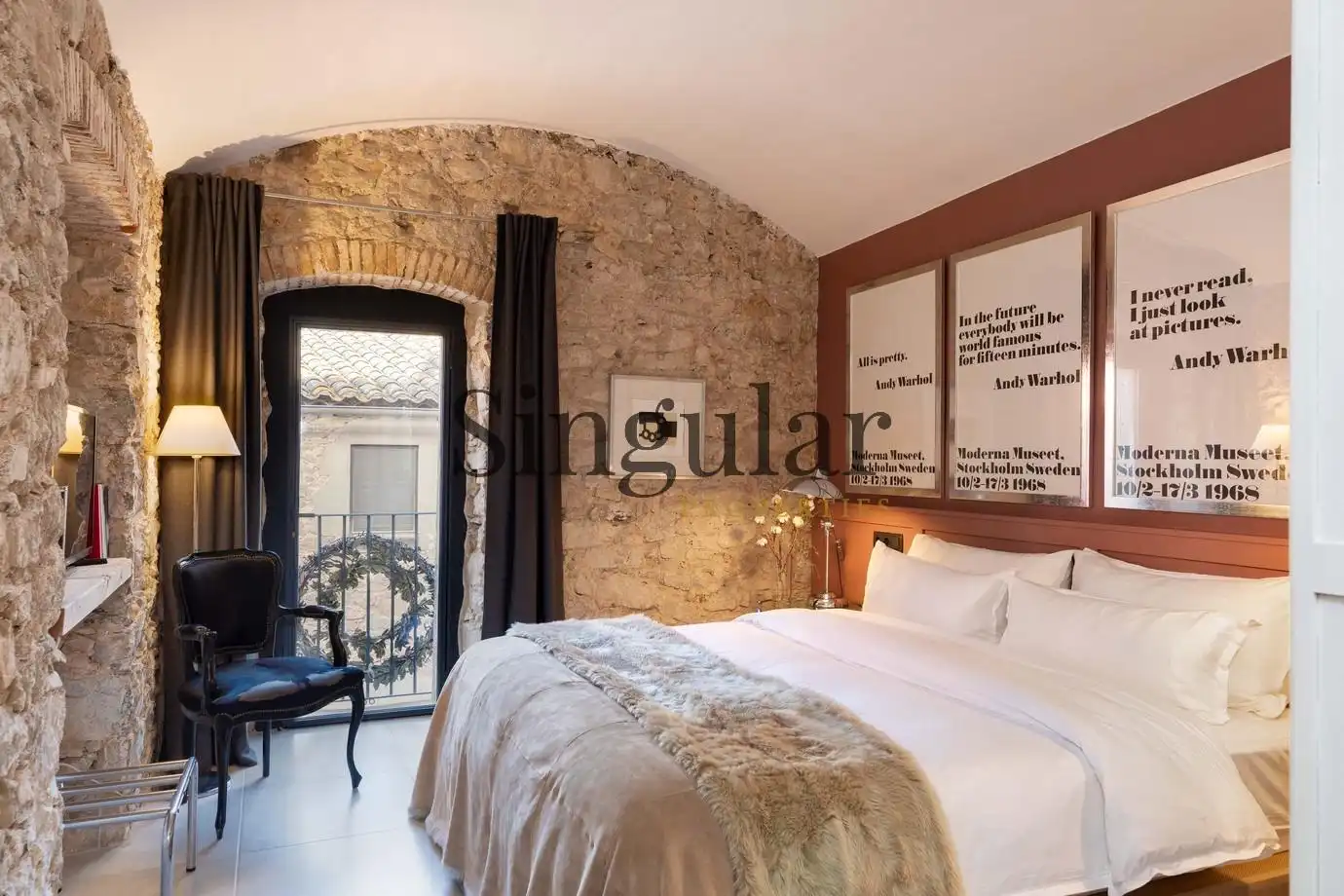 Bedroom of Country homes for sale in Corçà  with Air Conditioner, Heating and Private garden