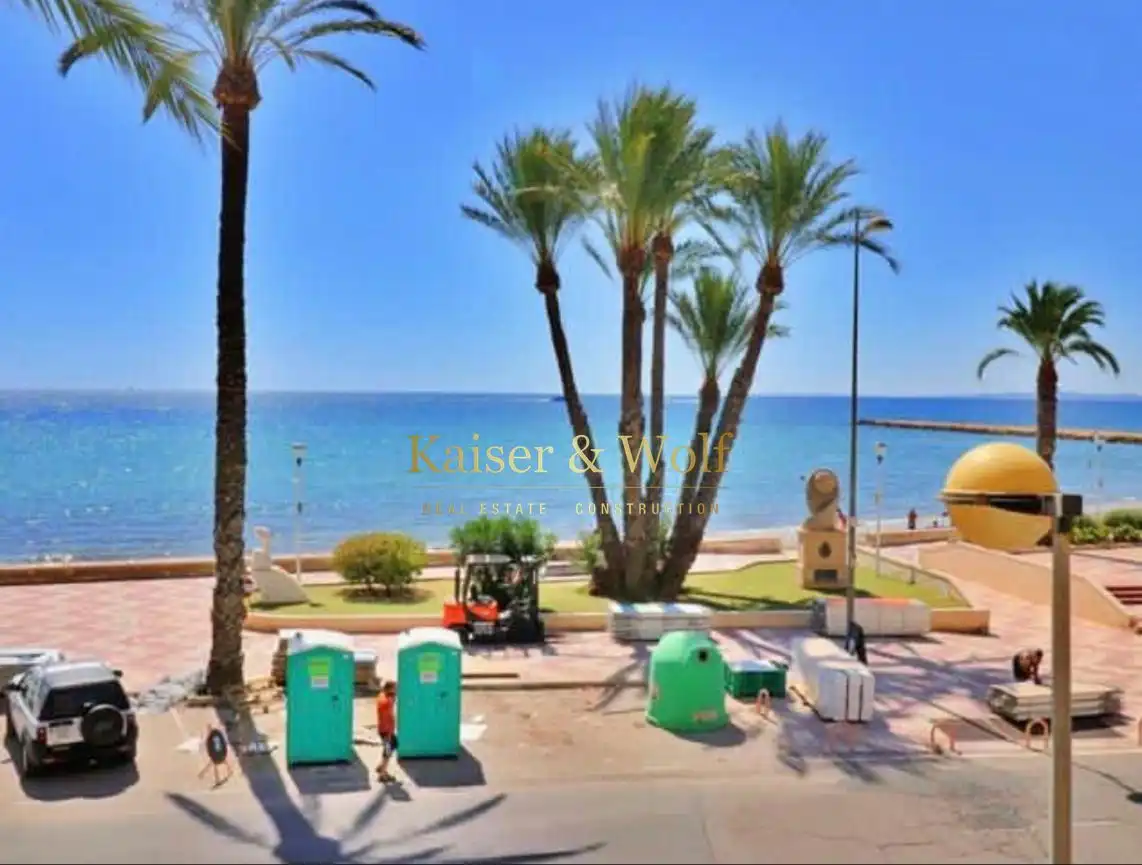 Exterior view of Flat for rent in Santa Pola  with Air Conditioner, Terrace and Furnished