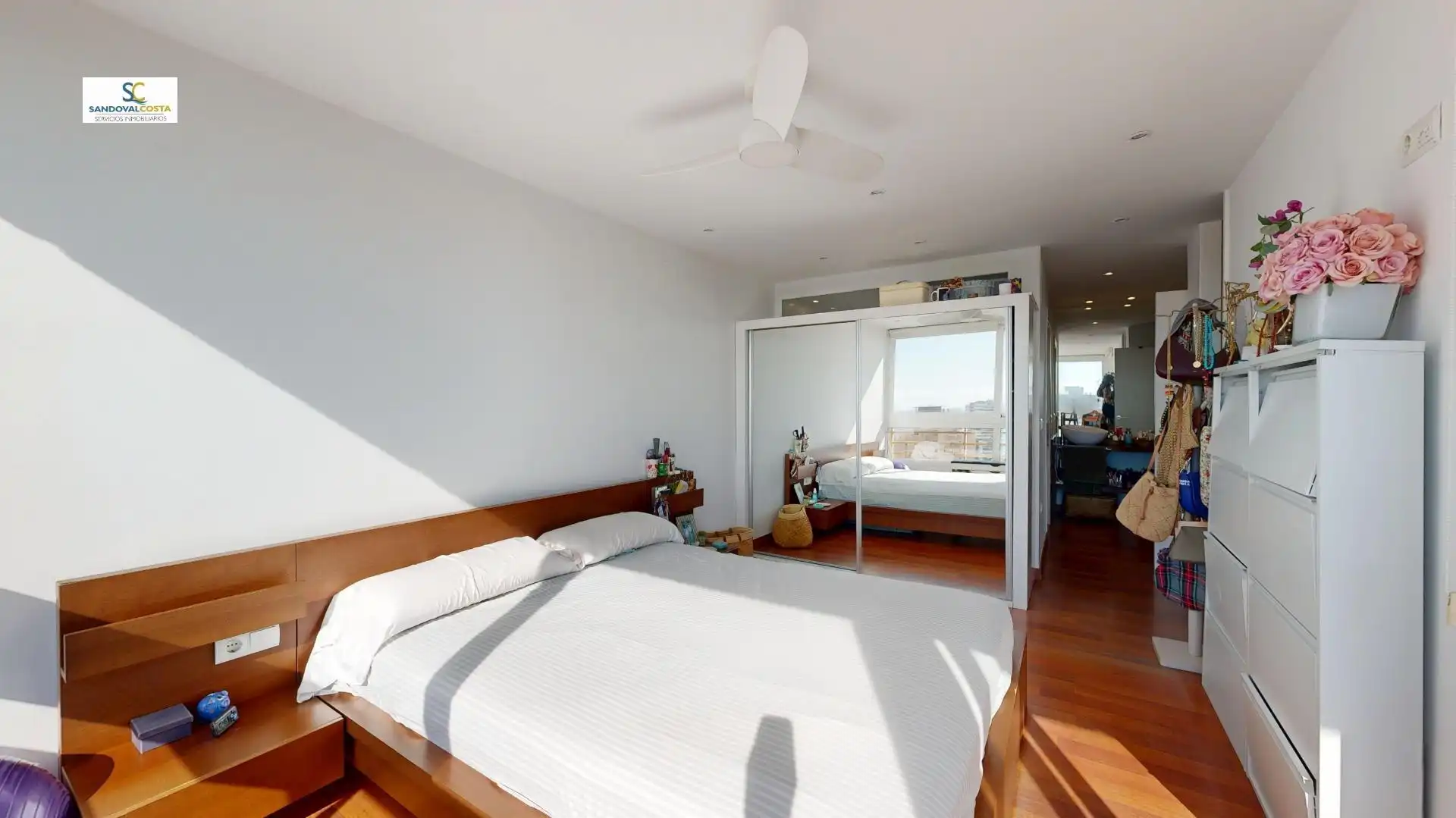 Schlafzimmer von Wohnung zum Verkauf in Alicante / Alacant mit Klimaanlage und Gemeinschaftspool