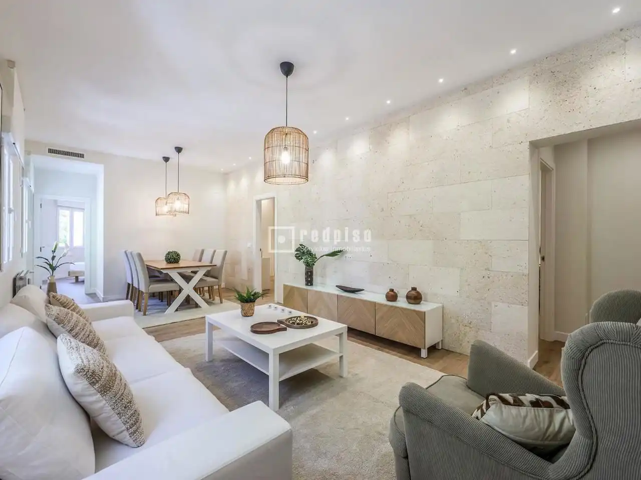 Living room of Flat for sale in Madrid  with Air Conditioner, Heating and Terrace