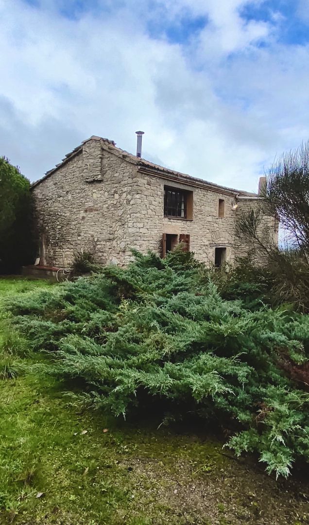 Vista exterior de Finca rústica en venda en Veciana amb Moblat
