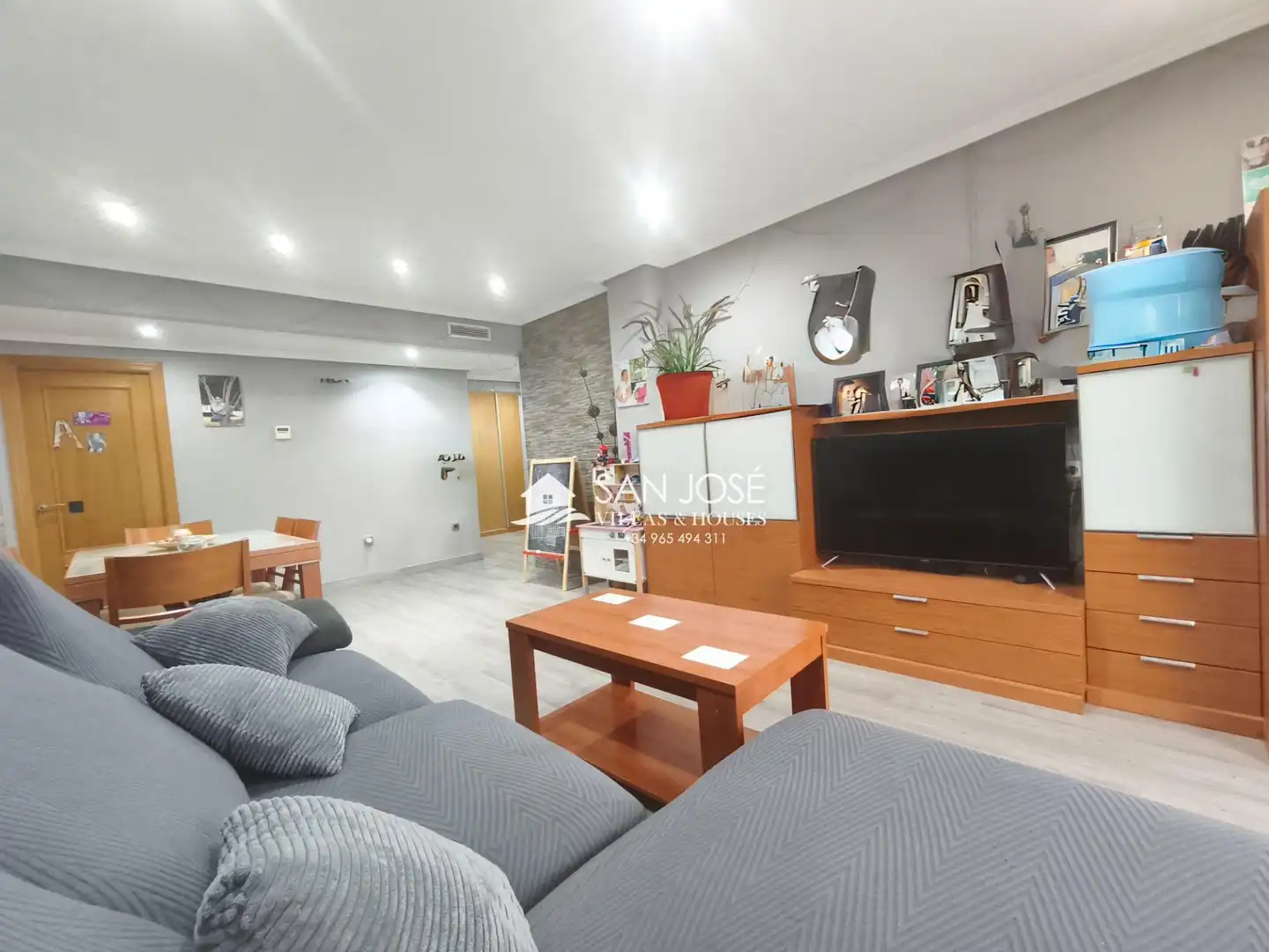 Sala de estar de Piso en venta en Aspe con Aire acondicionado, Jardín privado y Balcón