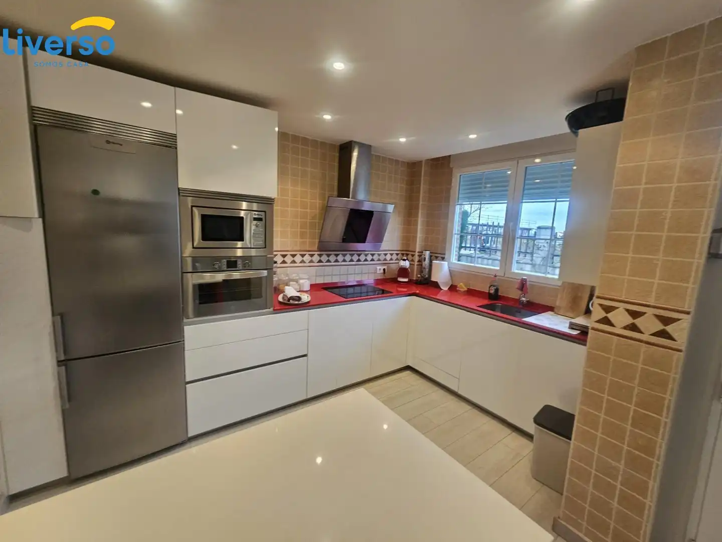 Cocina de Casa o chalet en venta en Castrillo del Val con Calefacción, Parquet y Terraza