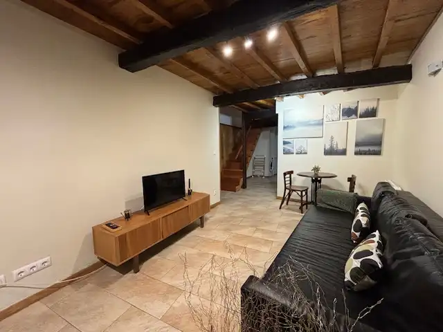 Living room of Duplexes for rent in Ferrol  with Heating, Parquet flooring and Terrace