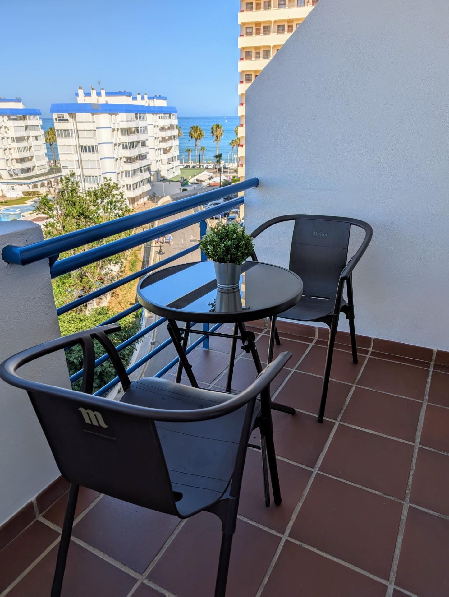 Balcony of Apartment to rent in Benalmádena  with Air Conditioner, Heating and Terrace