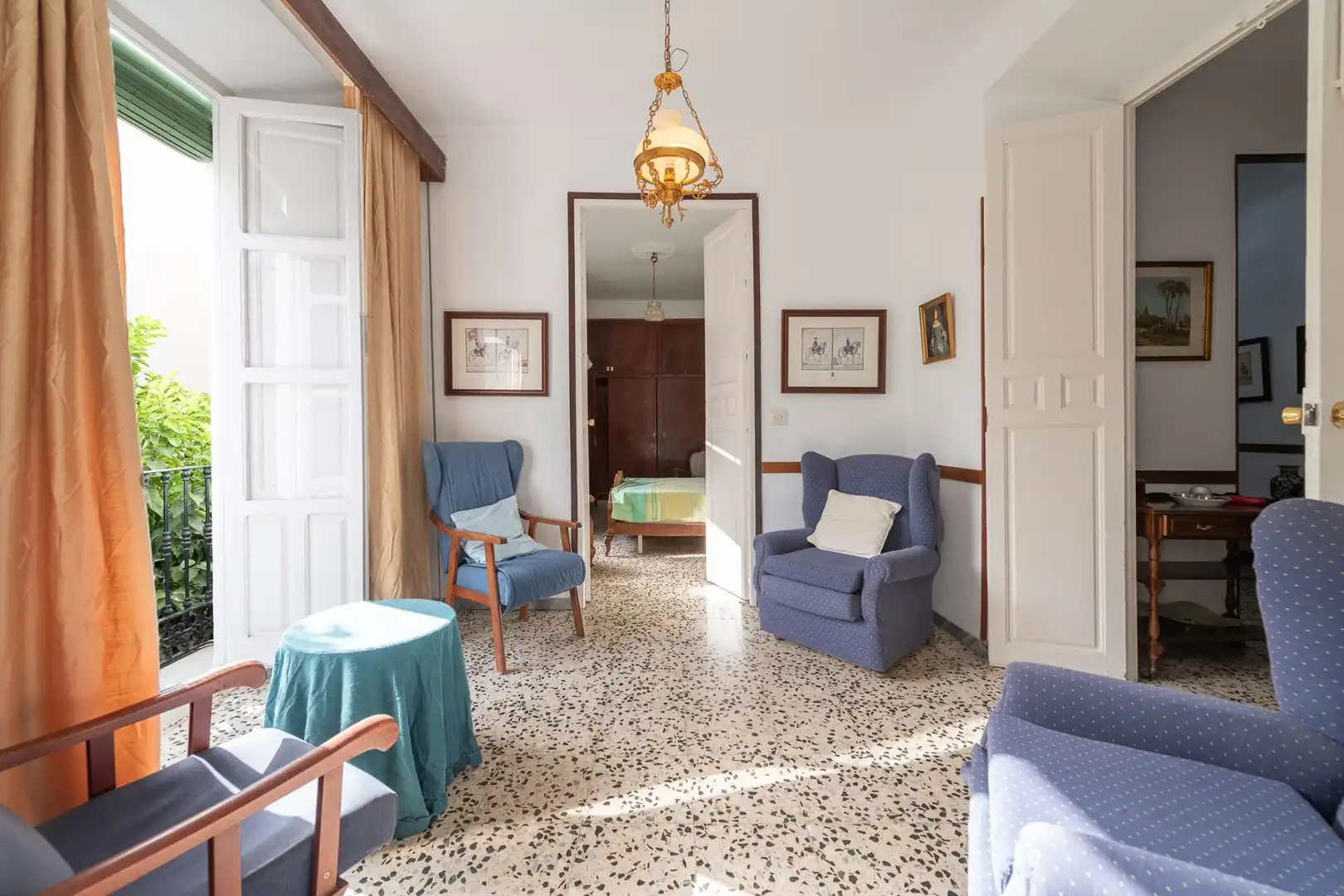 Living room of Houses for sale in Coín  with Terrace, Furnished and Balcony