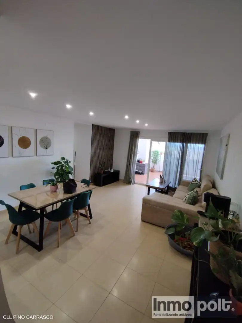 Living room of Flat for sale in Torre-Pacheco  with Air Conditioner, Terrace and Furnished