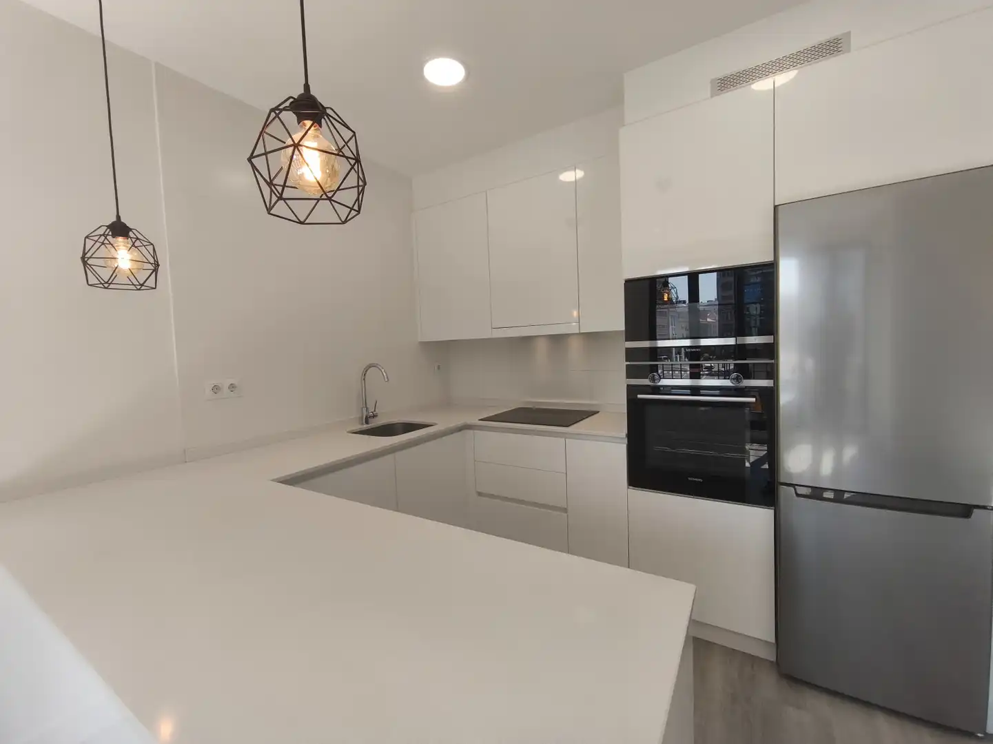 Kitchen of Flat for rent in Gijón   with Heating and Terrace