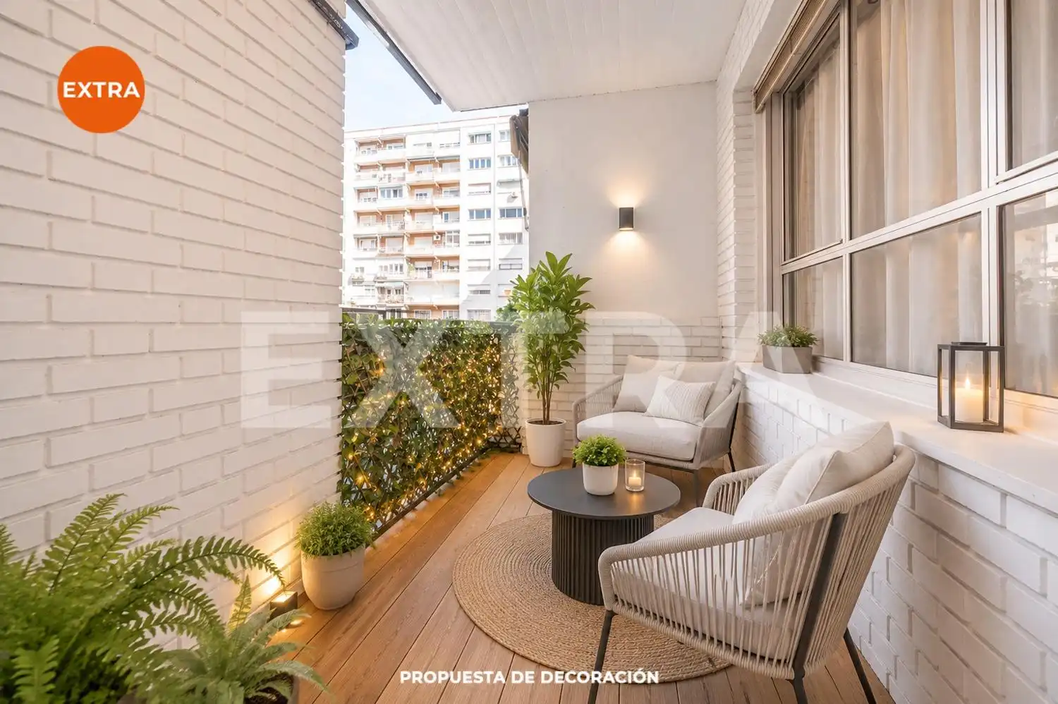 Balcony of Flat for sale in Madrid  with Air Conditioner, Heating and Terrace