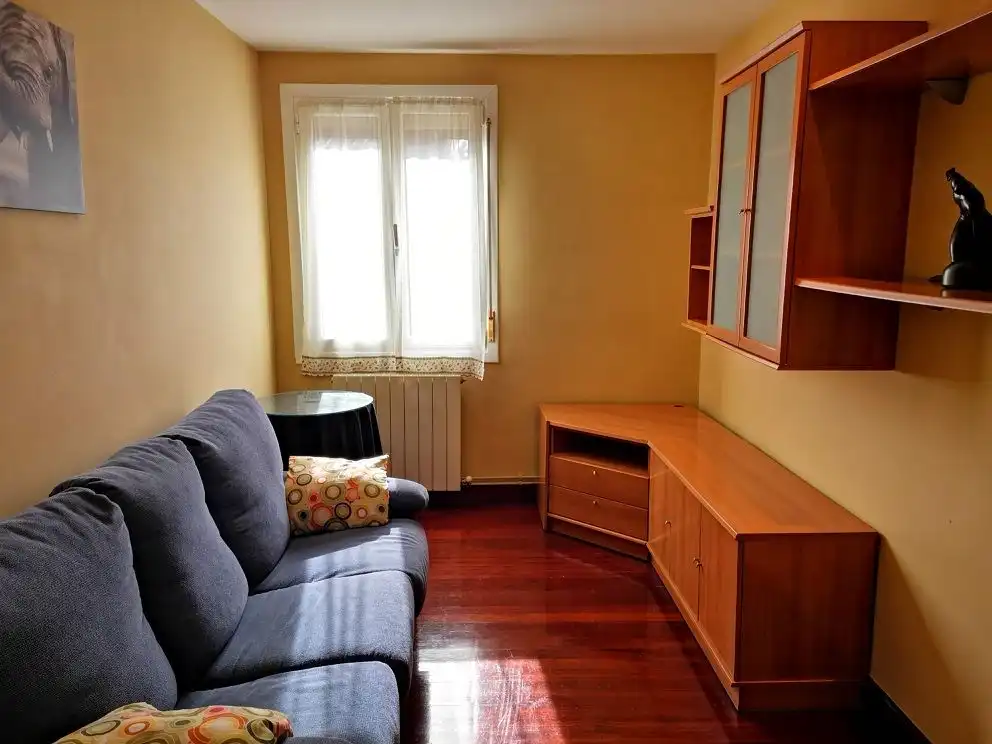 Sala de estar de Piso de alquiler en Pasaia con Calefacción, Parquet y Amueblado