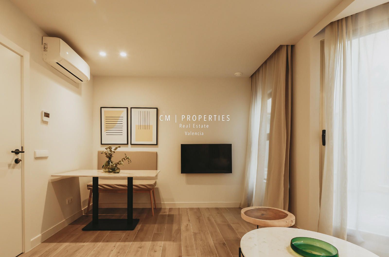 Bedroom of Flat to rent in  Valencia Capital  with Air Conditioner, Heating and Terrace