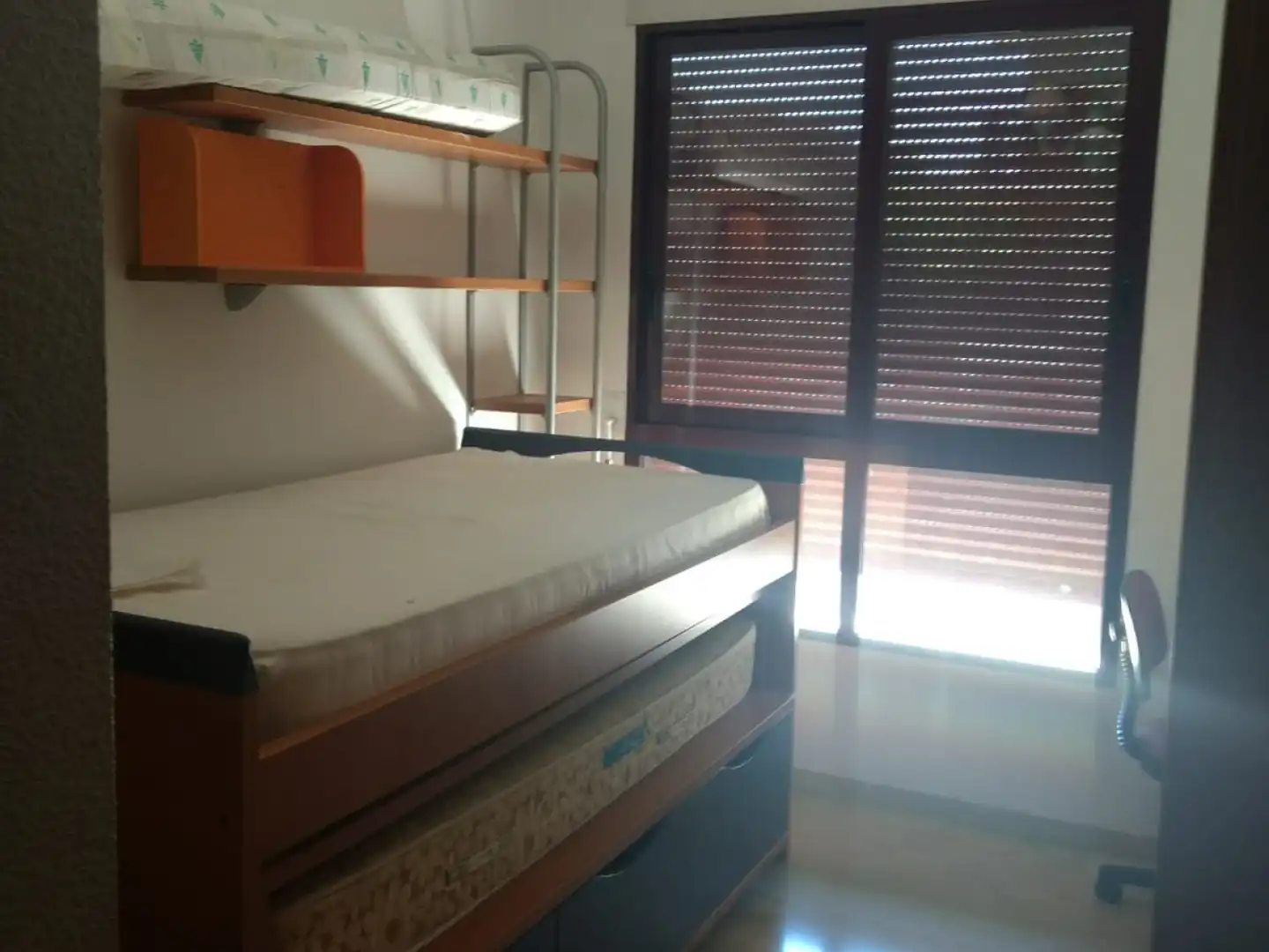 Bedroom of Flat for rent in Murcia  with Air Conditioner, Heating and Terrace