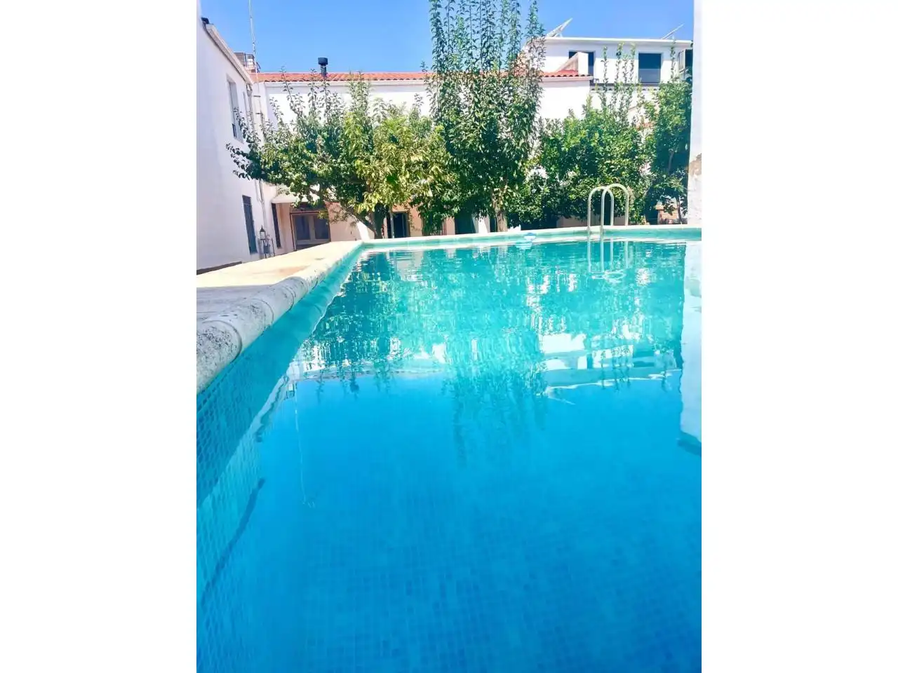 Swimming pool of Houses for sale in Don Benito  with Air Conditioner, Private garden and Swimming Pool