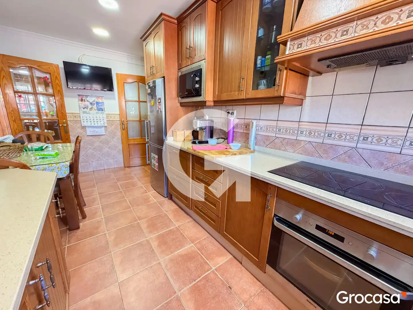 Cocina de Casa o chalet en venta en Rincón de la Victoria con Aire acondicionado, Jardín privado y Terraza