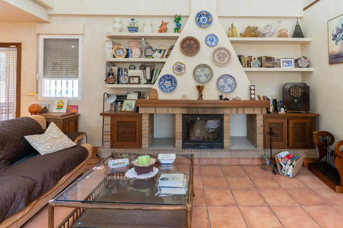 Sala d'estar de Casa o xalet en venda en Elche / Elx amb Calefacció, Terrassa i Traster