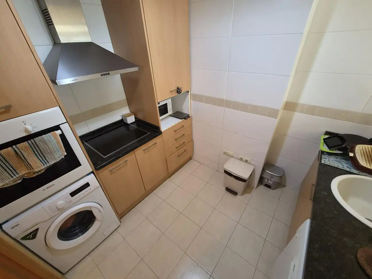Kitchen of Flat for sale in Castellón de la Plana / Castelló de la Plana  with Air Conditioner, Heating and Parquet flooring