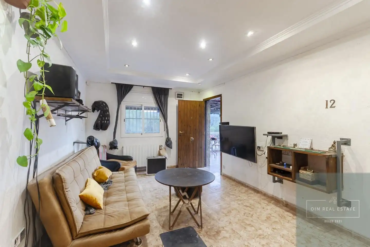 Sala de estar de Casa o chalet en venta en Molins de Rei con Jardín privado, Terraza y Piscina