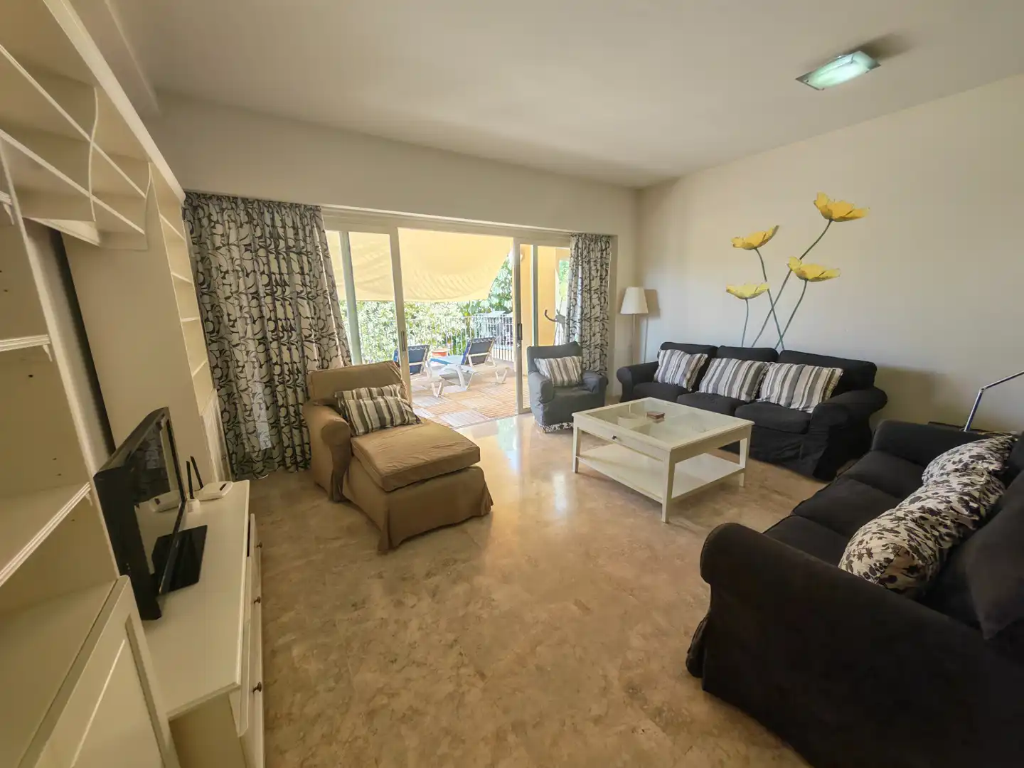 Living room of Flat for rent in Alhaurín de la Torre  with Air Conditioner, Heating and Private garden
