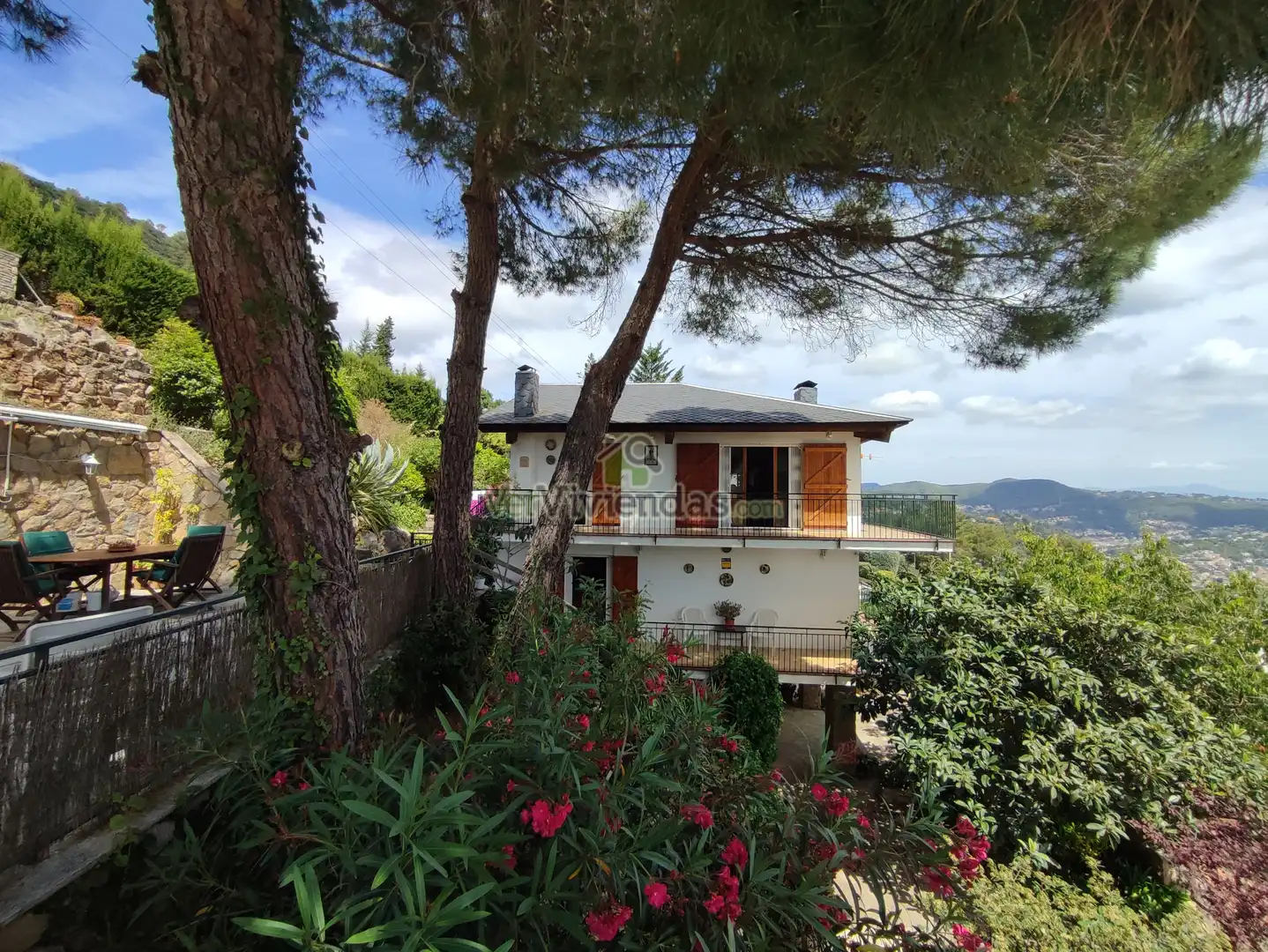 Vista exterior de Casa o chalet en venta en Vallirana con Calefacción, Jardín privado y Terraza