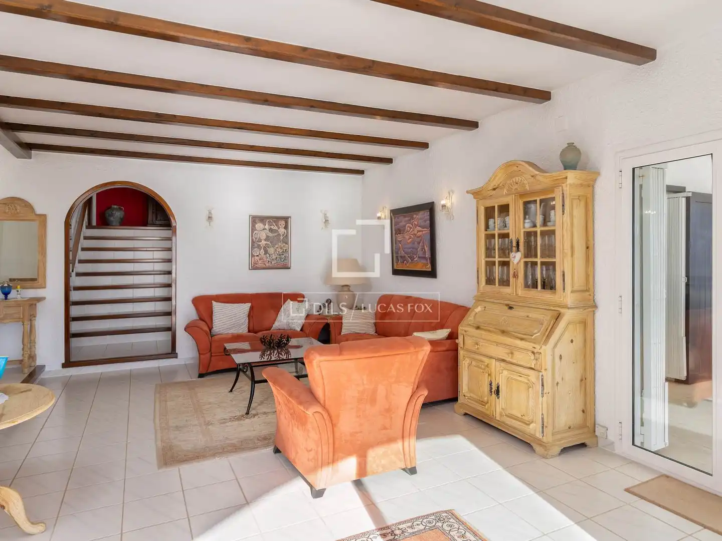 Sala de estar de Casa o chalet en venta en Roses con Calefacción, Jardín privado y Terraza