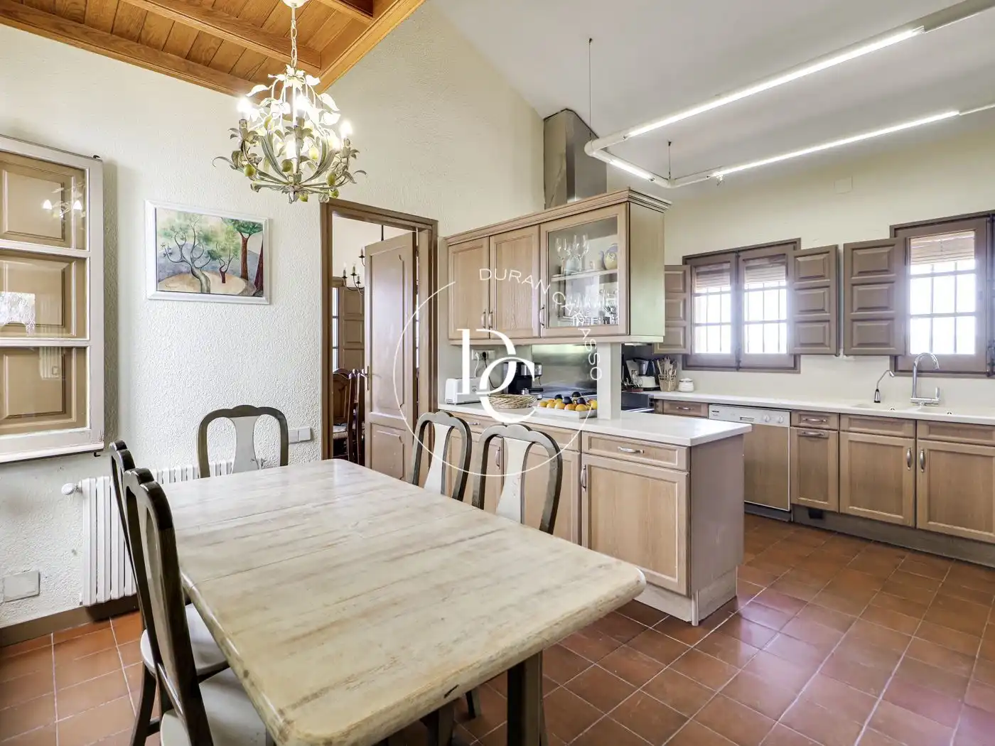Cocina de Finca rústica en venta en Font-rubí con Calefacción, Jardín privado y Terraza