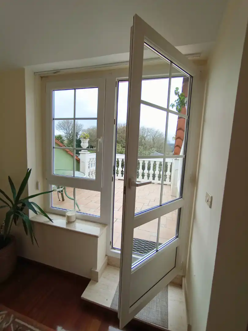 Balcony of Houses for sale in Coirós  with Heating, Private garden and Parquet flooring