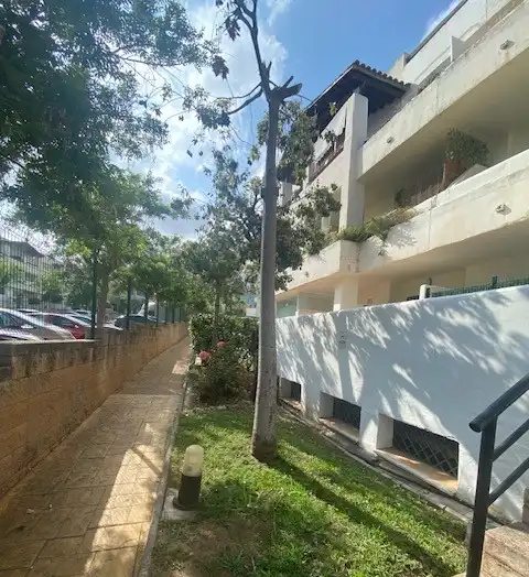 Exterior view of Flat for sale in Benalmádena  with Air Conditioner, Terrace and Community pool