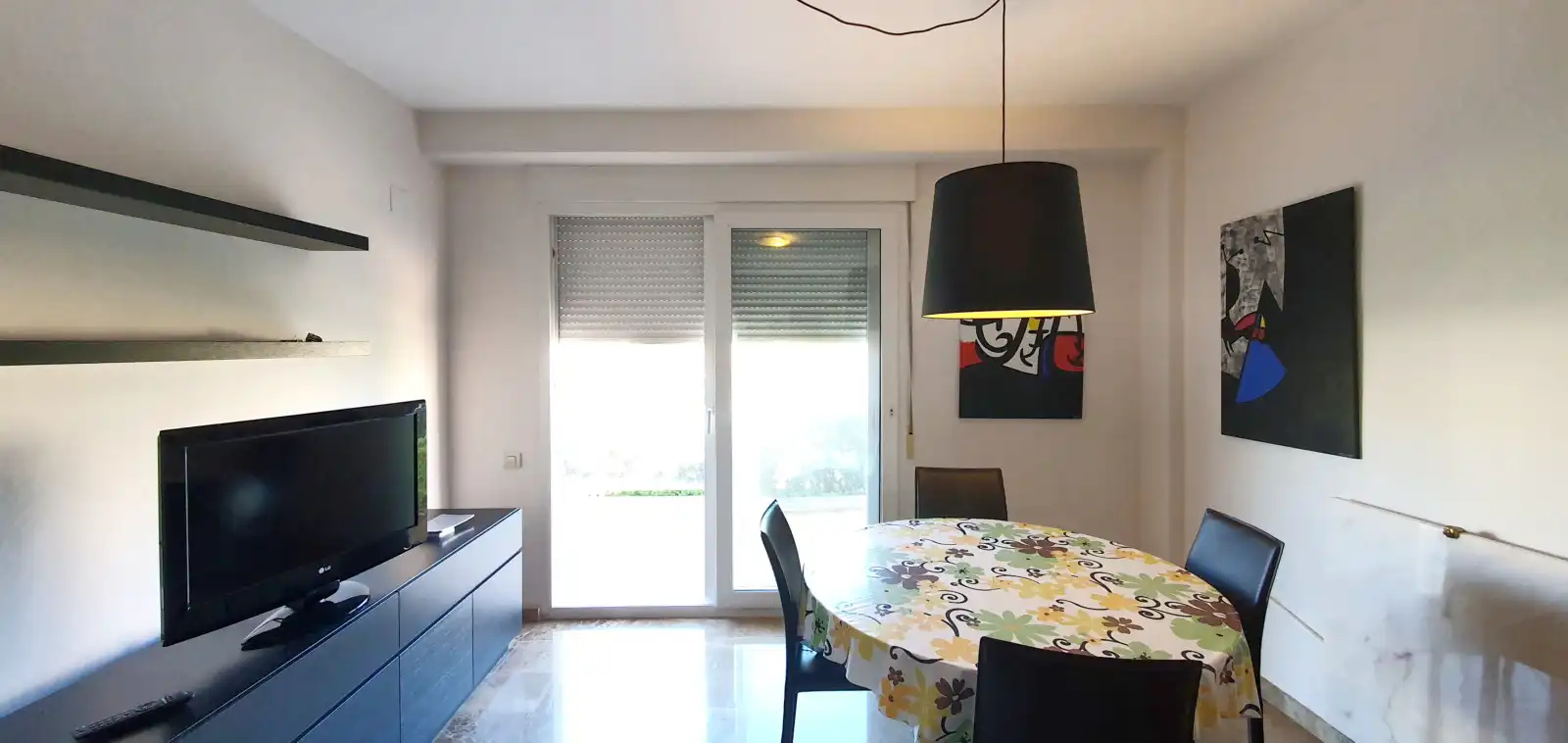 Esszimmer von Wohnungen zur Miete in Dénia mit Klimaanlage, Heizung und Terrasse