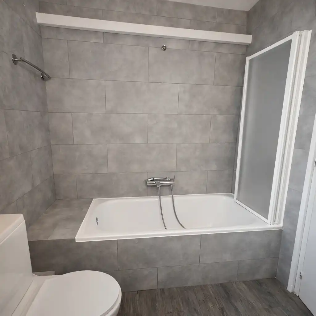 Badezimmer von Einfamilien-Reihenhaus zum Verkauf in Cambrils mit Privatgarten, Ofen und Gemeinschaftspool