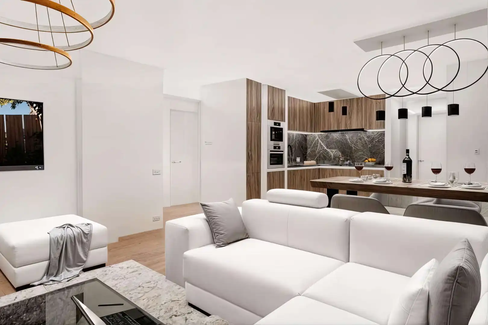Living room of Flat for sale in Son Servera  with Heating, Furnished and Balcony
